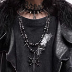 6056687608149, Gothic Punk Beaded Necklace