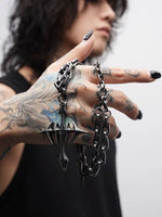 6102342300135, Gothic Punk Cross Chain Necklace
