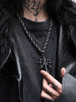 Gothic Punk Cross Necklace 1