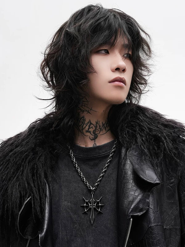 Gothic Punk Cross Necklace 2