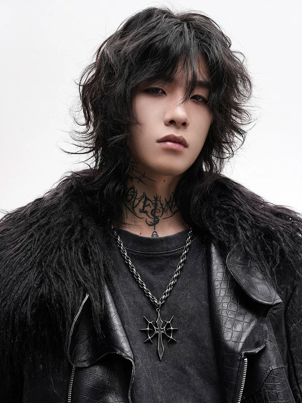 Gothic Punk Cross Necklace 3