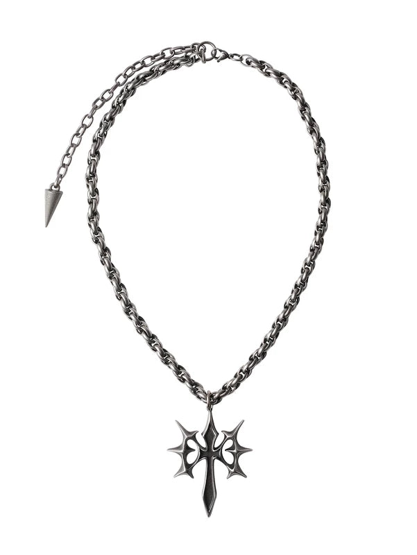 Gothic Punk Cross Necklace 5