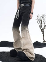 Gradient Flared Denim Pants 3