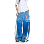 6257248119391,6257248119392,6257248119393,6257248119394, Gradient Letter Print Wide-Leg Sweatpants