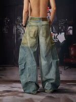 Graffiti Wide-Leg Jeans 4