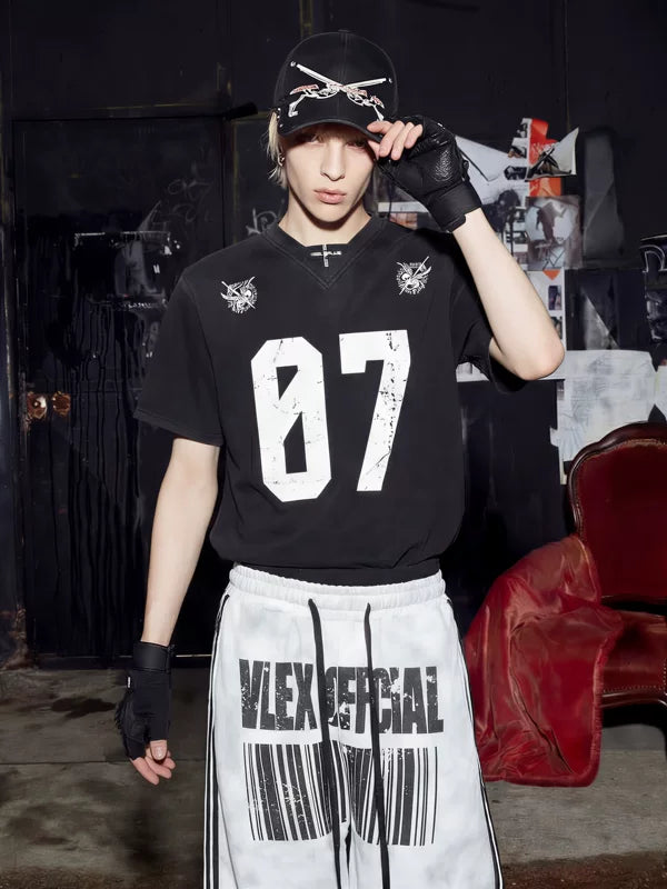 Graphic 87 Jersey Street Style T-Shirt 1