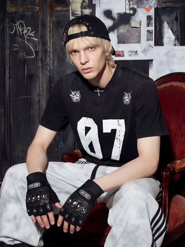 Graphic 87 Jersey Street Style T-Shirt 2