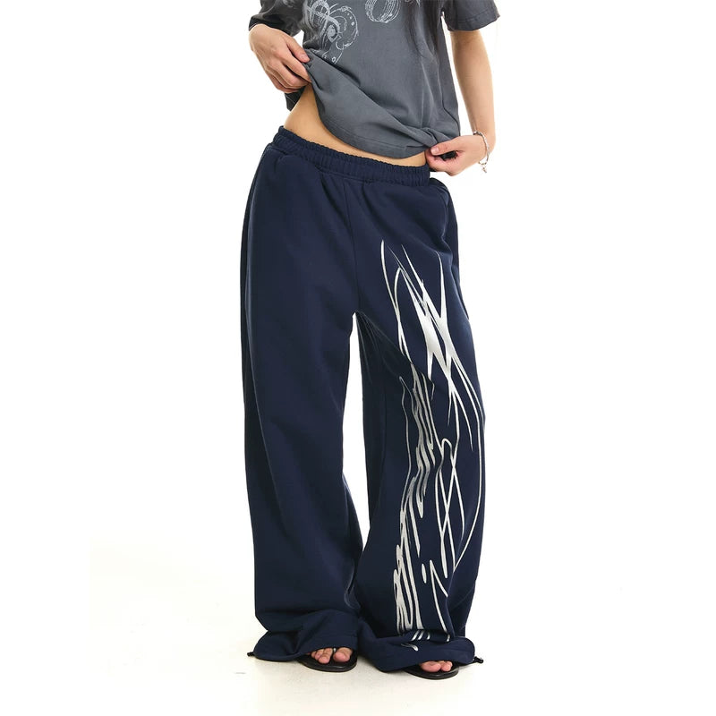 6082587280387,6082587280388,6082587280389,6082587280390, Graphic Baggy Sweatpants