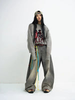 Graphic Crewneck Knit Pullover Sweater 5