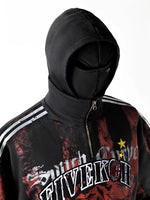 Graphic Double-Layer Hooded Sweatshirt 3