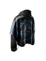Graphic Double-Layer Hooded Sweatshirt 4