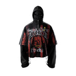 6135085035177,6135085035178,6135085035179, Graphic Double-Layer Hooded Sweatshirt