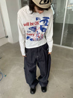 Graphic Long-Sleeve Vintage Style T-Shirt 1