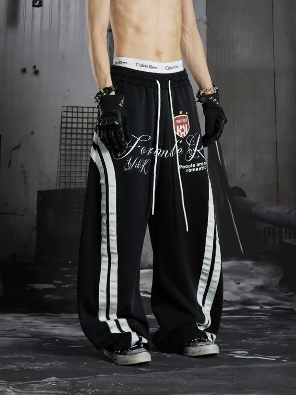 Graphic Loose Casual Pants 2