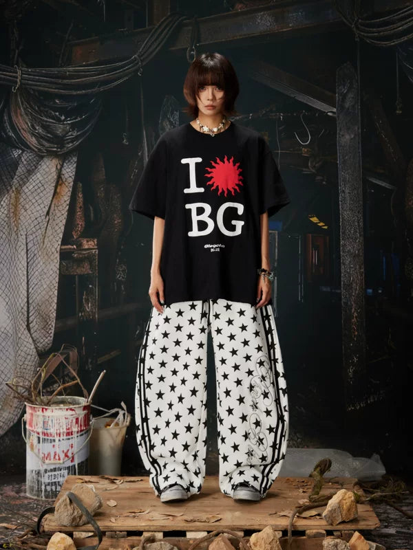 Graphic Oversized Cotton Street Style T-Shirt 4