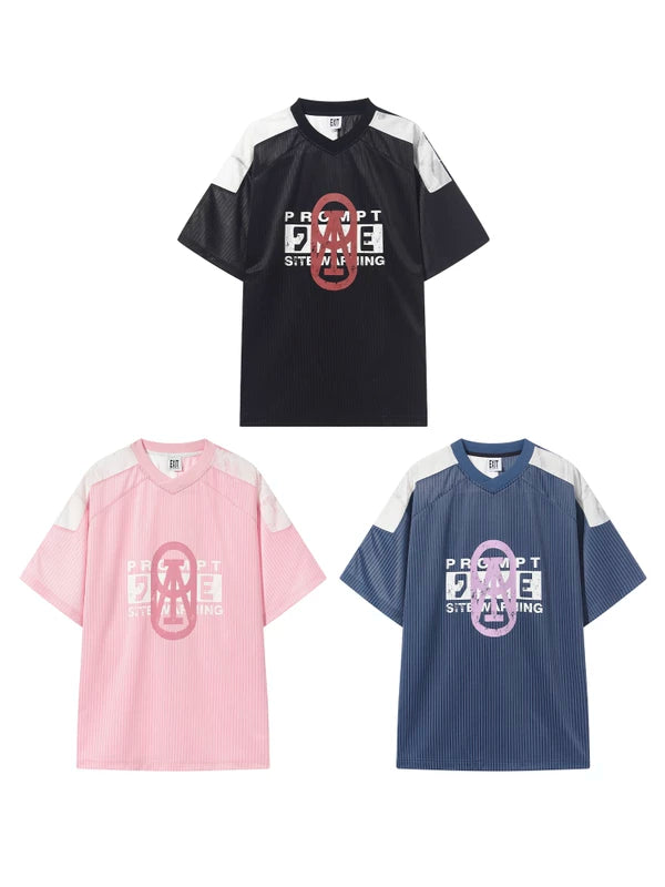 Graphic Oversized Short-Sleeve Jersey T-Shirt 2