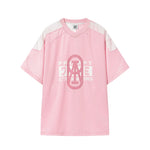 5954640922150,5954640922151,5954640922152,5954640922153, Graphic Oversized Short-Sleeve Jersey T-Shirt