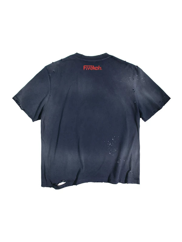 Graphic Print Box Fit T-Shirt 2