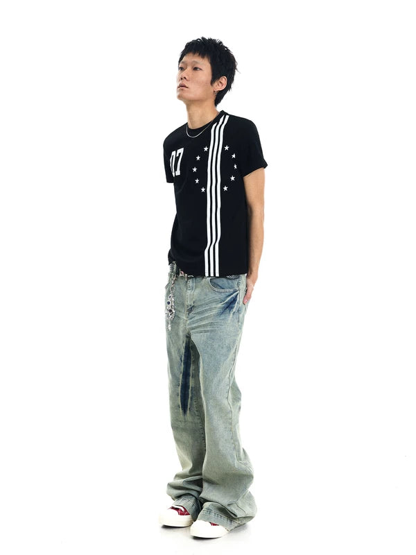 Graphic Print Boxy Short-Sleeve T-Shirt 4