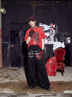 Graphic Print Cotton Streetwear T-Shirt 4