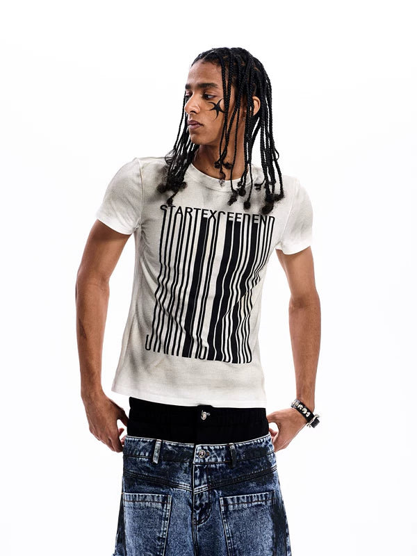 Graphic Print Cotton T-Shirt 1