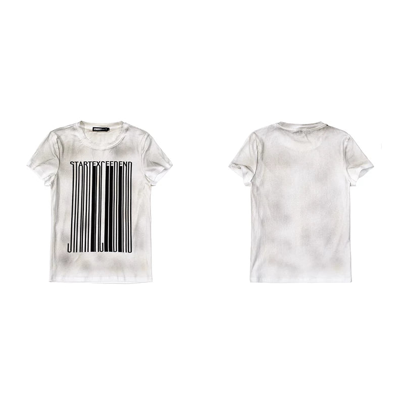 6265693967708,6265693967709,6265693967710,6265693967711, Graphic Print Cotton T-Shirt