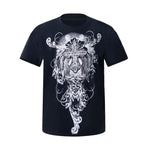 6210379927205,6210379927206,6210379927207,6210379927208, Graphic Print Crew Neck Short Sleeve T-Shirt