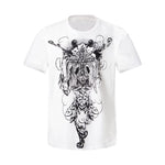 6210379927209,6210379927210,6210379927211,6210379927212, Graphic Print Crew Neck Short Sleeve T-Shirt
