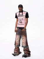 Graphic Print Crew Neck T-Shirt 3