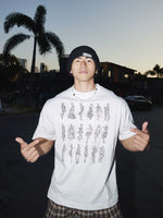 Graphic Print Loose Cotton T-Shirt 1