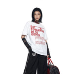 6077466700666,6077466700667,6077466700668,6077466700669, Graphic Print Loose Fit T-Shirt
