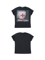 Graphic Print Rhinestone Slim Fit T-Shirt 5