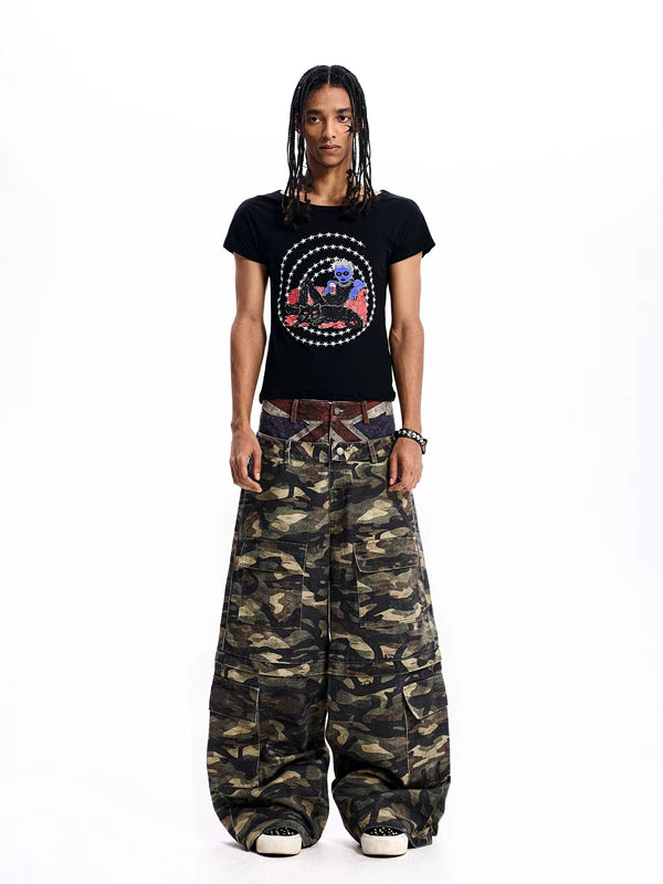 Graphic Print Round Neck T-Shirt 3