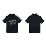 6062490933993,6062490933994,6062490933995,6062490933996, Graphic Print Short Sleeve Polo Shirt
