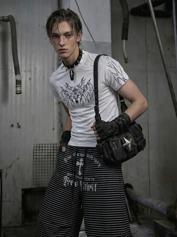 Graphic Print Stretch Fit T-Shirt 3