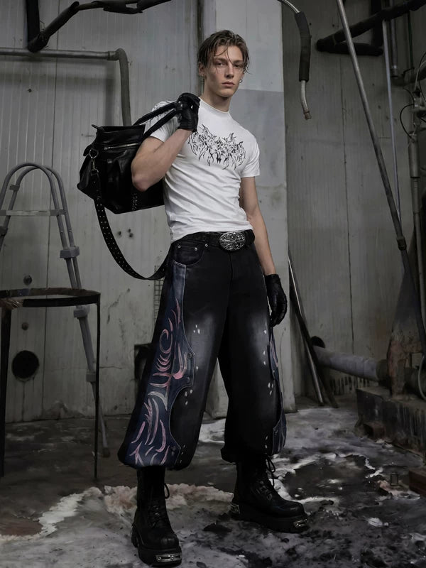 Graphic Print Stretch Fit T-Shirt 5