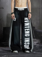 Graphic Print Wide-Leg Sweatpants 2
