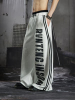 Graphic Print Wide-Leg Sweatpants 4