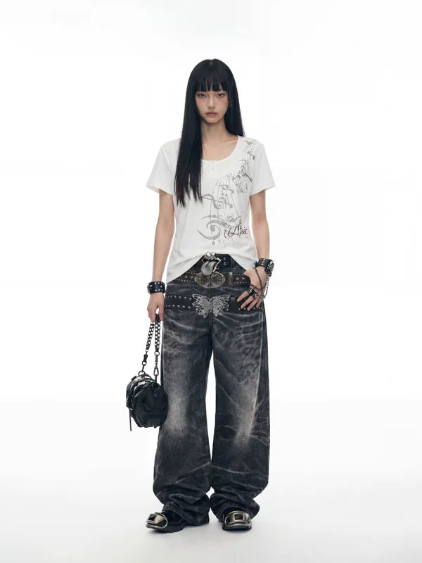 Graphic Printed Lightweight Short-Sleeve T-Shirt 5