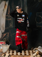 Graphic Racing Print Crewneck Sweatshirt 4