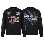 6031205568766,6031205568767,6031205568768, Graphic Racing Print Crewneck Sweatshirt