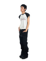 Graphic Raglan Sleeve T-Shirt 4