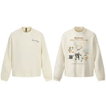 6192672970635,6192672970636,6192672970637,6192672970638, Graphic Retro Crew Neck Sweatshirt