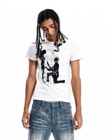 Graphic Rhinestone Short-Sleeve T-Shirt 3