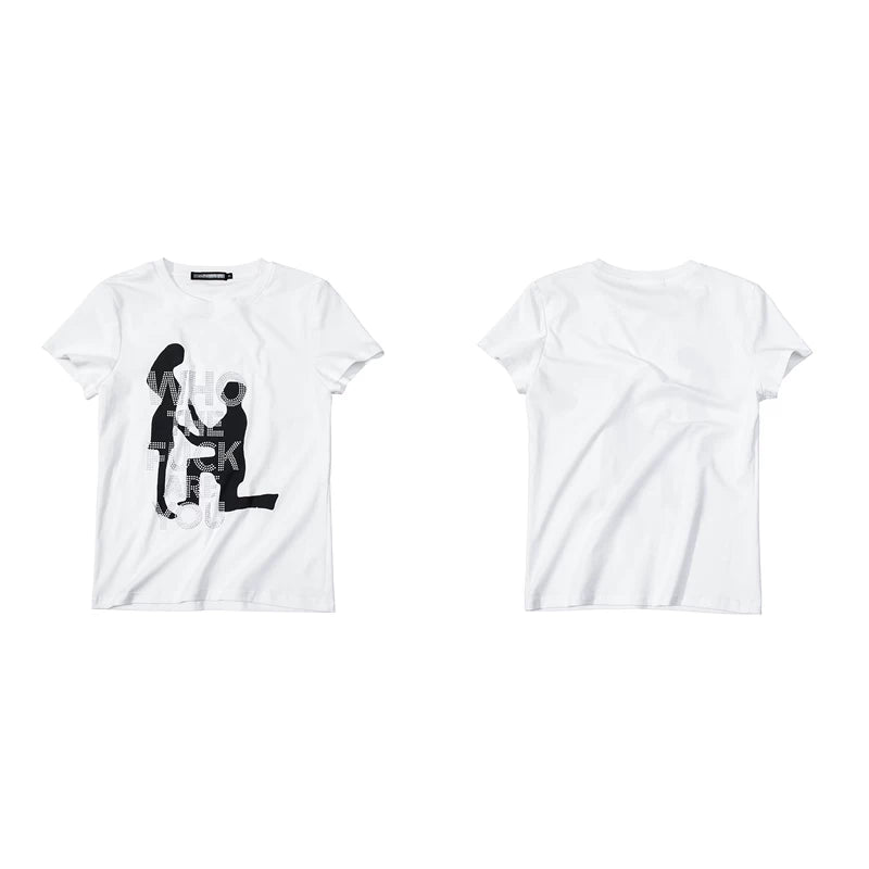 6101302745667,6101302745668,6101302745669,6101302745670, Graphic Rhinestone Short-Sleeve T-Shirt