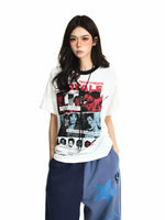 Graphic Rock Band Print Short-Sleeve T-Shirt 2