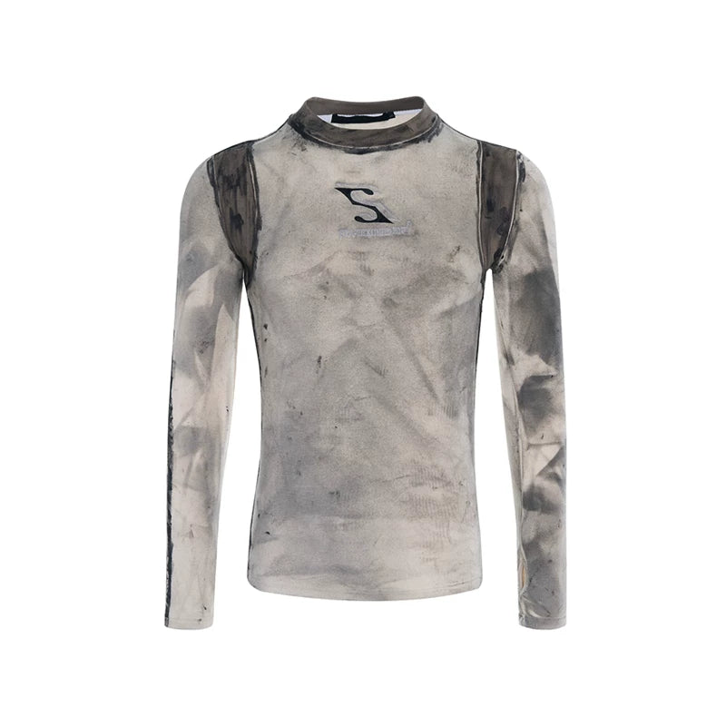 5799721635274,5799721635275,5799721635276,5799721635277, Graphic Slim Fit Long Sleeve T-Shirt