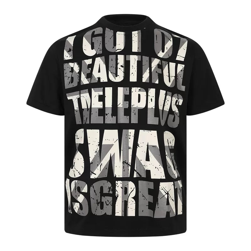 6065162828443,6065162828444,6065162828445,6065162828446, Graphic Slogan Streetwear Cotton T-Shirt