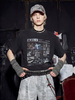 Graphic Street Style Cotton Short-Sleeve T-Shirt 1