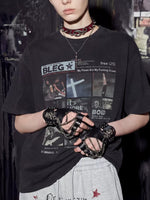 Graphic Street Style Cotton Short-Sleeve T-Shirt 3
